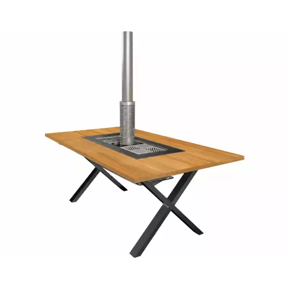 WeGrillTable Social Grill Table - Smokeless Charcoal BBQ Dining Table WeGrillTable Social Grill Table - Smokeless Charcoal BBQ Dining Table