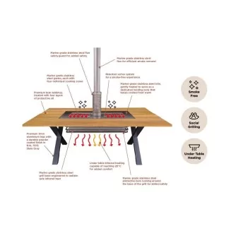 WeGrillTable Social Grill Table UK | Smokeless BBQ Table WeGrillTable Social Grill Table UK | Smokeless BBQ Table