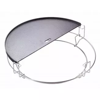 Half Moon Cast Iron Reversible Griddle - Big Joe Half Moon Cast Iron Reversible Griddle - Big Joe