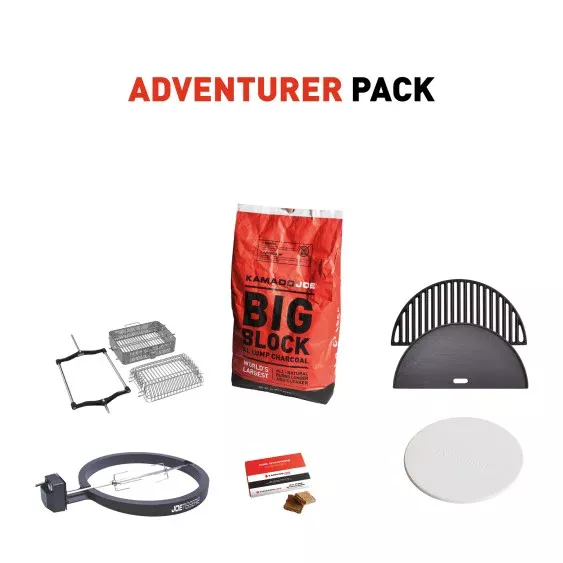 Kamado Joe Adventurer Pack - Classic Joe - Level up for the best deal Kamado Joe Adventurer Pack - Classic Joe - Level up for the best deal
