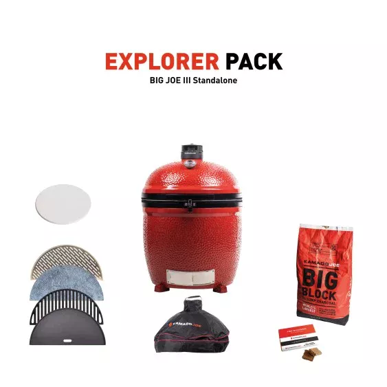 Kamado Joe - Big Joe III Standalone - Explorer Pack Kamado Joe - Big Joe III Standalone - Explorer Pack