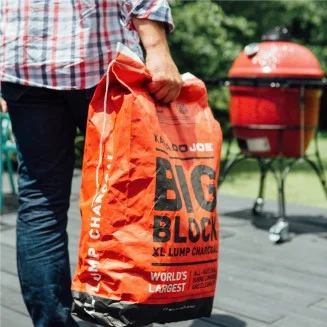 Kamado Big Block XL Lumpwood Charcoal 40 Bags x 9Kg