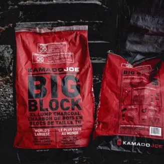 Kamado Big Block XL Lumpwood Charcoal 40 Bags x 9Kg