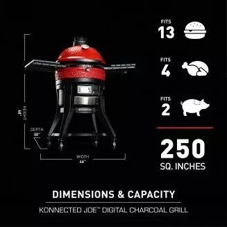 Kamado Joe Konnected Joe Adventurer Pack new era of ceramic - Free delivery Kamado Joe Konnected Joe Adventurer Pack new era of ceramic - Free delivery