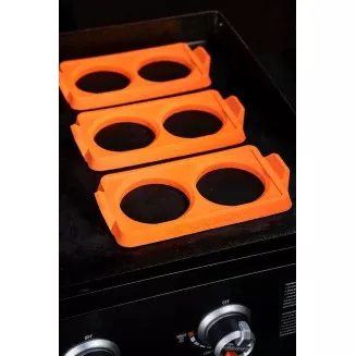 Blackstone 2 Section Egg Ring Tray 3 Pack Blackstone 2 Section Egg Ring Tray 3 Pack
