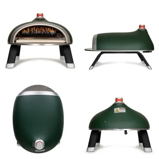 DeliVita Diavolo Gas Pizza Oven - Green | Portable | Free UK delivery