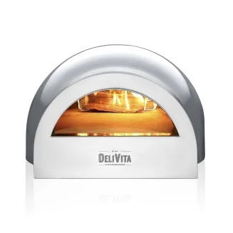 DeliVita Wood-Fired Pizza Oven - Hale Grey | Free UK delivery | 5 Star