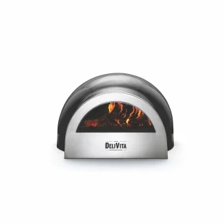 DeliVita Wood-Fired Pizza Oven - Very Black | Free UK delivery | 5 Star