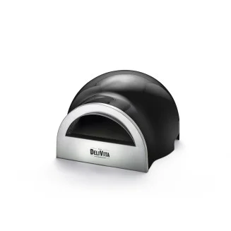 DeliVita Wood-Fired Pizza Oven - Very Black | Free UK delivery | 5 Star