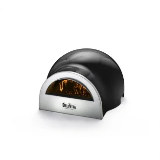 DeliVita Wood-Fired Pizza Oven - Very Black | Free UK delivery | 5 Star