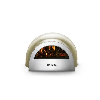 DeliVita Wood-Fired Pizza Oven - Olive Green | Free UK delivery | 5 Star