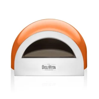 DeliVita Wood-Fired Pizza Oven - Blaze Orange