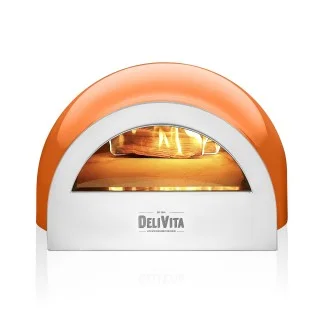 DeliVita Wood-Fired Pizza Oven - Blaze Orange