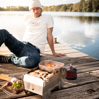 SKOTTI Grill | The truly portable bbq | Gas or Charcoal | Free UK Delivery