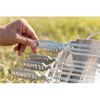 SKOTTI Pikes (Skewers) | Set of 6 Kebab Accessory for Skotti Grill