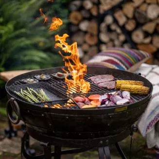 Kadai Recycled Firebowl 80cm | Handmade Firepit| BBQs 2u Kadai Recycled Firebowl 80cm | Handmade Firepit| BBQs 2u
