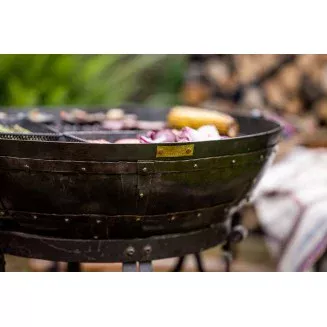 Kadai Recycled Firebowl 80cm | Handmade Firepit| BBQs 2u Kadai Recycled Firebowl 80cm | Handmade Firepit| BBQs 2u