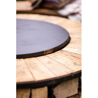 Kadai Firebowl Table & Shield | For Patios & Decking | BBQs 2u
