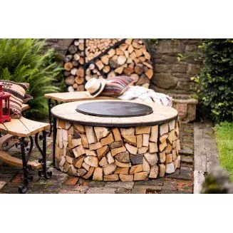 Kadai Firebowl Table & Shield | For Patios & Decking | BBQs 2u Kadai Firebowl Table & Shield | For Patios & Decking | BBQs 2u