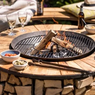 Kadai Firebowl Table & Shield