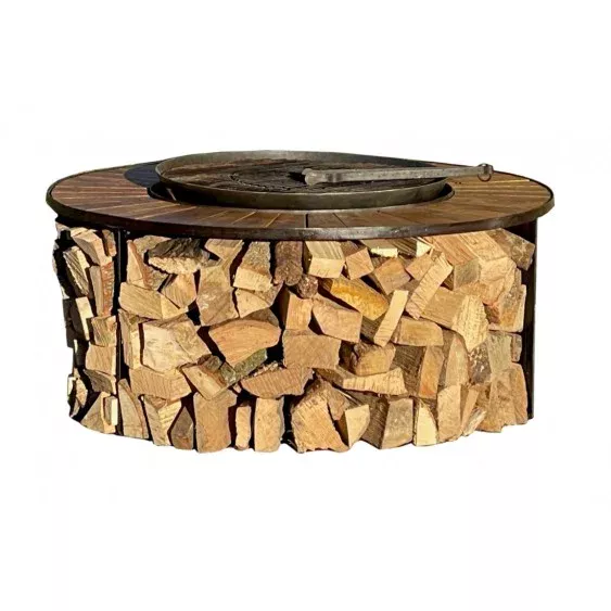 Kadai Firebowl Table & Shield Kadai Firebowl Table & Shield