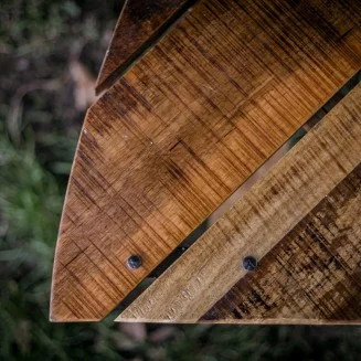 Kadai Curved Bench | Fire Pit Bench