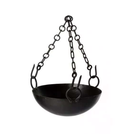 Kadai Cooking Bowl with Chains - 60cm Kadai Cooking Bowl with Chains - 60cm