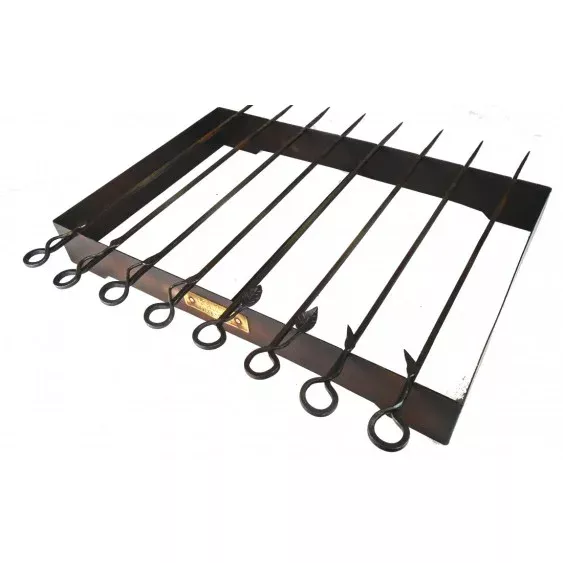 Kadai Set of Eight Skewers with Rack Kadai Set of Eight Skewers with Rack