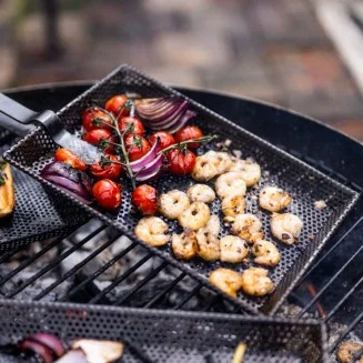 Kadai Set of 3 Grill Trays | Firepit Tray