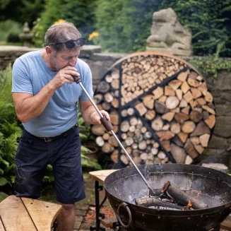 Kadai Blow Poker | Firepit Blow Poker