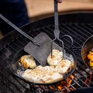 Kadai Set of 3 Hand-Forged Utensils