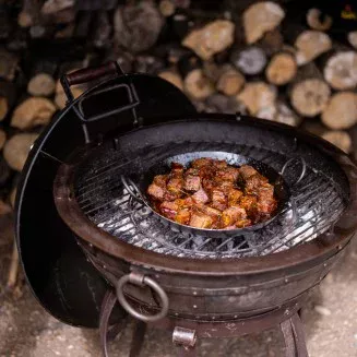 Kadai Lid - 60cm - Converts your Firebowl into a kettle style BBQ Kadai Lid - 60cm - Converts your Firebowl into a kettle style BBQ