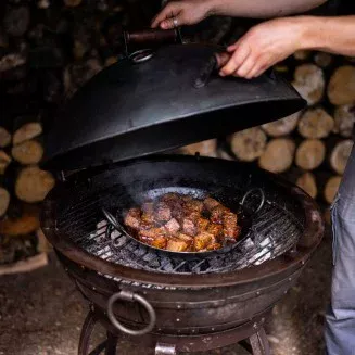 Kadai Lid - 60cm - Converts your Firebowl into a kettle style BBQ Kadai Lid - 60cm - Converts your Firebowl into a kettle style BBQ