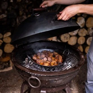 Kadai Lid - 80cm - Converts your Firebowl into a kettle style BBQ