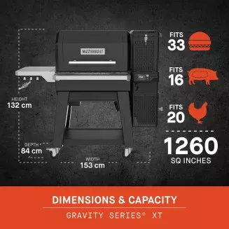 Masterbuilt - Gravity Series XT Digital Charcoal Grill & Smoker Bundle Masterbuilt - Gravity Series XT Digital Charcoal Grill & Smoker Bundle