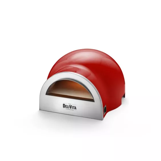 DeliVita Dual Fuel Pizza Oven - Chilli Red DeliVita Dual Fuel Pizza Oven - Chilli Red