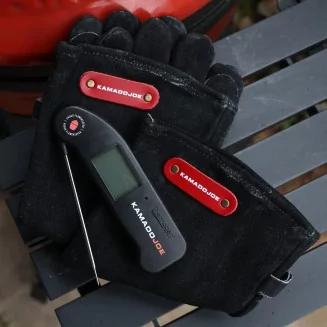 Kamado Joe - Gift Pack - Leather Gloves | KJ Thermapen Kamado Joe - Gift Pack - Leather Gloves | KJ Thermapen