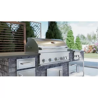 Whistler Burford 5 BBQ | 5 Burner Built-In Gas BBQ Grill Head Whistler Burford 5 BBQ | 5 Burner Built-In Gas BBQ Grill Head