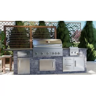 Whistler Burford 5 BBQ | 5 Burner Built-In Gas BBQ Grill Head Whistler Burford 5 BBQ | 5 Burner Built-In Gas BBQ Grill Head