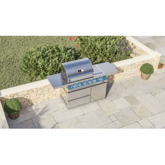 Whistler Cirencester 4 BBQ | Stainless Steel 4 Burner BBQ Module