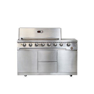 Whistler Cirencester 6 BBQ | Large Stainless Steel 6 burner BBQ Kitchen