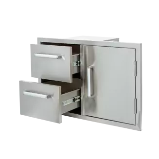 Whistler Burford Double Drawer Single Door | Built-In Storage Unit Whistler Burford Double Drawer Single Door | Built-In Storage Unit