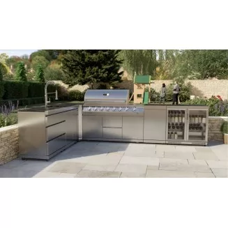 Whistler Cirencester Stroud Outdoor Kitchen | Big 6 Burner BBQ