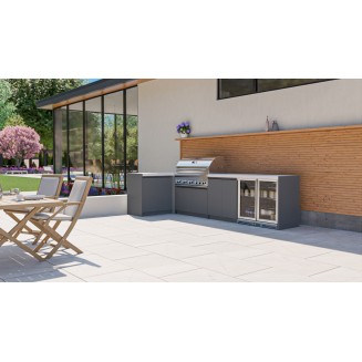 Whistler Fairford - 6 Piece Corner Outdoor Modular Kitchen Whistler Fairford - 6 Piece Corner Outdoor Modular Kitchen