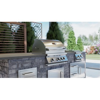 Whistler Burford 3 BBQ | 3 Burner Built-In Gas BBQ Grill Head