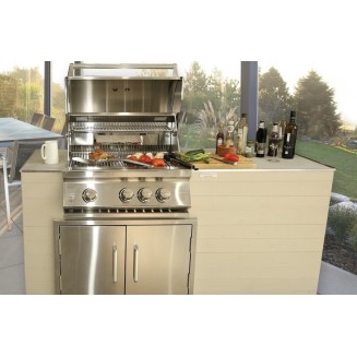 Whistler Burford 3 BBQ | 3 Burner Built-In Gas BBQ Grill Head