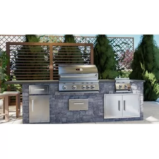 Whistler Burford 4 BBQ | 4 Burner Built-In Gas BBQ Grill Head