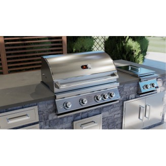 Whistler Burford 4 BBQ | 4 Burner Built-In Gas BBQ Grill Head Whistler Burford 4 BBQ | 4 Burner Built-In Gas BBQ Grill Head