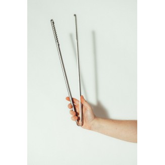 Gozney Live-Fire Charcoal Tongs - Easy to hold & use precision control