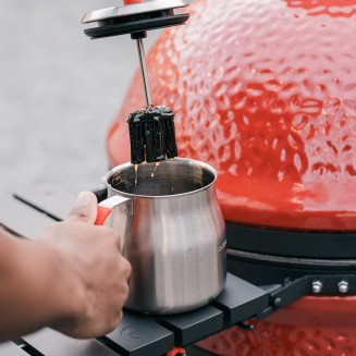 Kamado Joe Basting Pot With Brush | BBQ Sauce & Marinade Tool